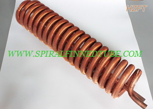 Copper / Cupronickel Clean Condenser Coil And Fins For Heat Exchanging