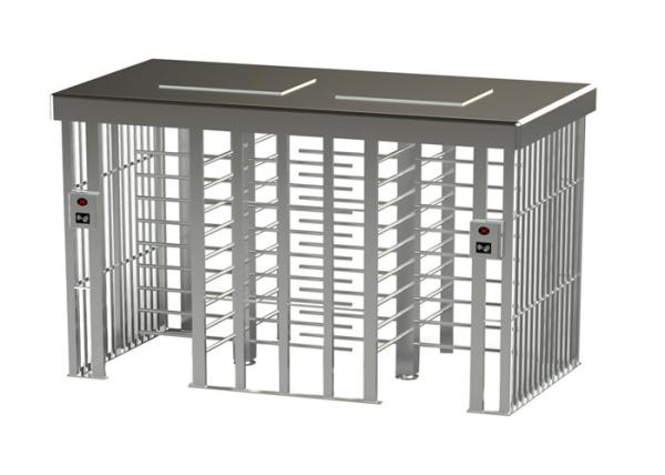 Quality Double Sides Solenoid Locking Mechanism Full Height Turnstile Semi auto Rotating Arm for sale