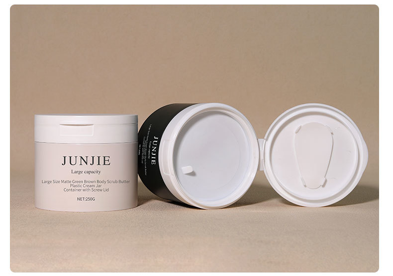 Customizable Round Cotton Pad Box Mask Sheet Jar Flip Cover With Tweezers Makeup Remover Cotton Pad Jars