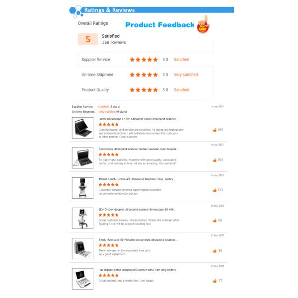 Zoncare 3D/4D Trolley Medical Digital Color Doppler Ultrasound System for Hospital