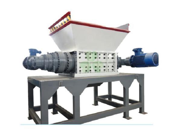 Quality High Output Double Shaft Plastic Shredder Machine / Waste Plastic Automatic Crusher for sale