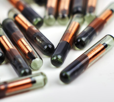 EO Sterile Glass Tube RFID Microchip Syringe For Dog Puppy