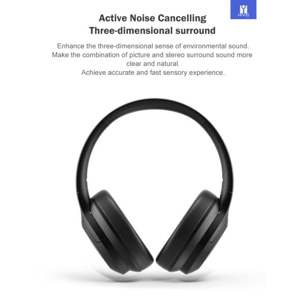 10m Distance Active Noise Cancelling Earphones 20 Hours Wireless Headset