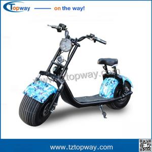 China New customized 1000W citycoco 18*9.5 big two wheels electric scooter harley wholesale