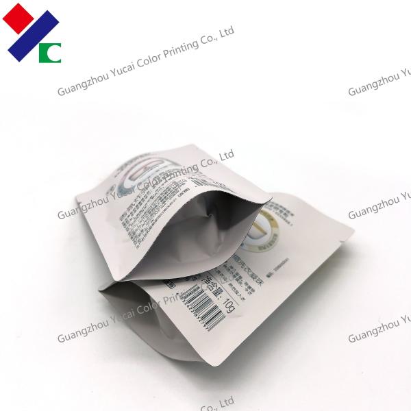 Aluminum Plastic Laminated Stand Up Zipper Pouch Matte Finish