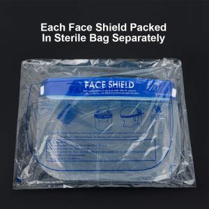 Adjustable Safety Face Shield Disposable Protective Lsolation PET Face Shields