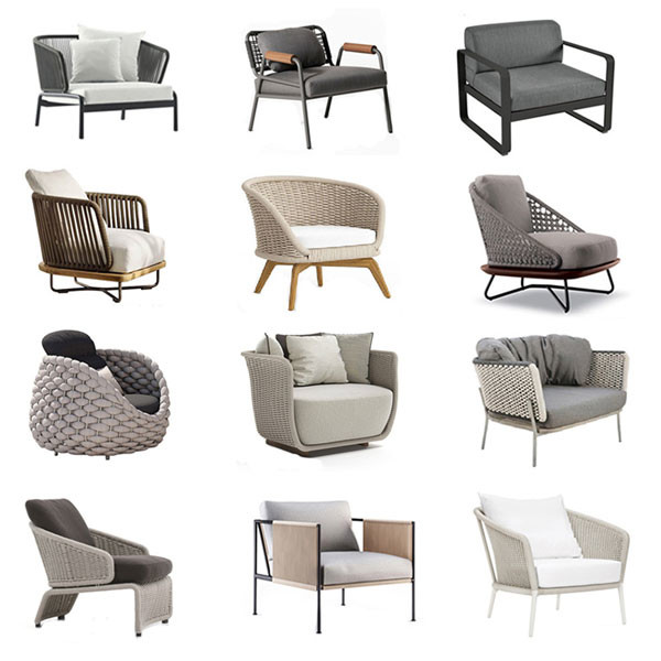 Waterproof Outside Lounge Garden Sofa Sets Luxury Outdoor Patio Furniture