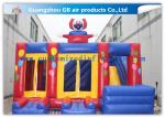 Funny Safety Childrens Inflatable Bouncy Castle With Slide Combo Customized