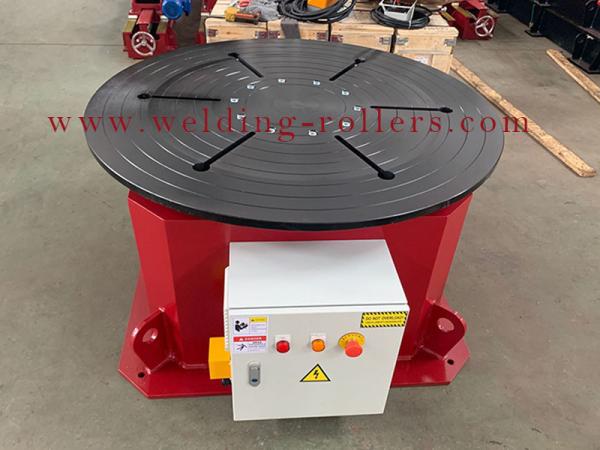 Quality Rotary Horizontal Welding Positioner / Welding Positioner Turntable Fast Rotation Speed for sale