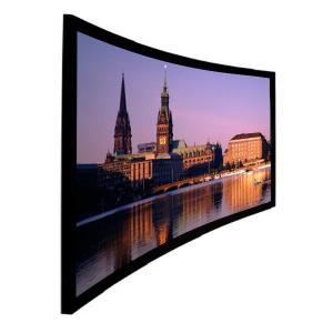 China Ultra HD 4k projection screen , 16/9 curved screen Wall Installation for Cinema on sale