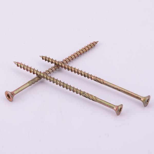 DIN7505 MDF Chipboard Screw Double Pozi Countersunk Tornillos Spax Screws
