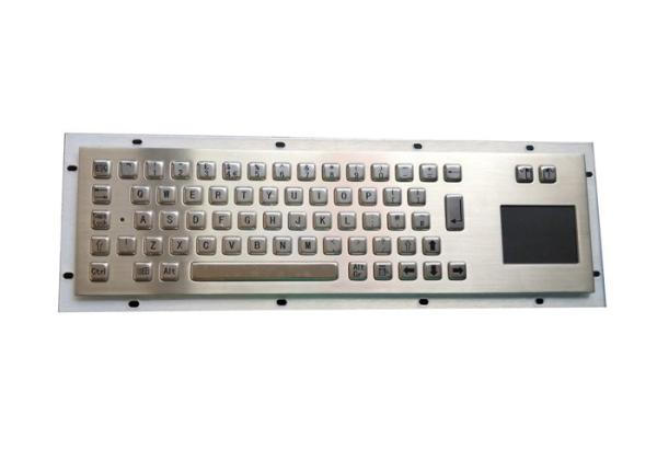 Quality Dust Proof Industrial Metal Keyboard With Touchpad Illumination Option for sale