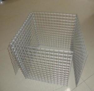 China Wire Mesh Rock Retaining Wall , Construction Galvanized Gabion Box wholesale