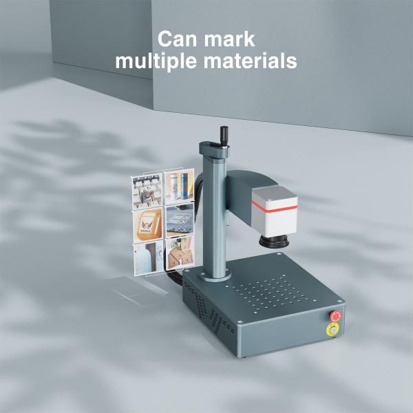 Desktop Fiber Laser Marking Machine 20w 30w 50w Small Laser Engraving Machine For Metal