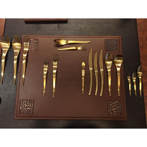 Thickened SS410 High End Shiny Colored Handle Flatware Sets