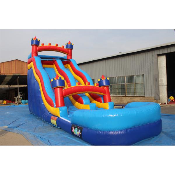 Customized Color Inflatable Bounce House Water Slide Pool Combo for Kids and Adults