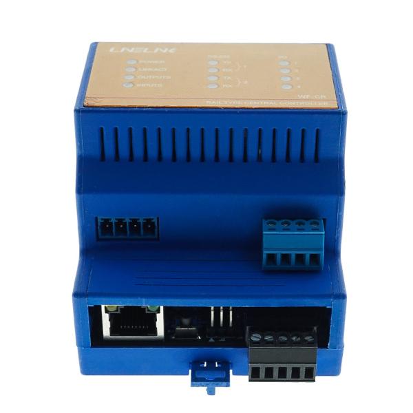 Quality IPv6 Protocol Dimmer Switch Module 24VDC Din Rail Automation Processor Blue Color for sale