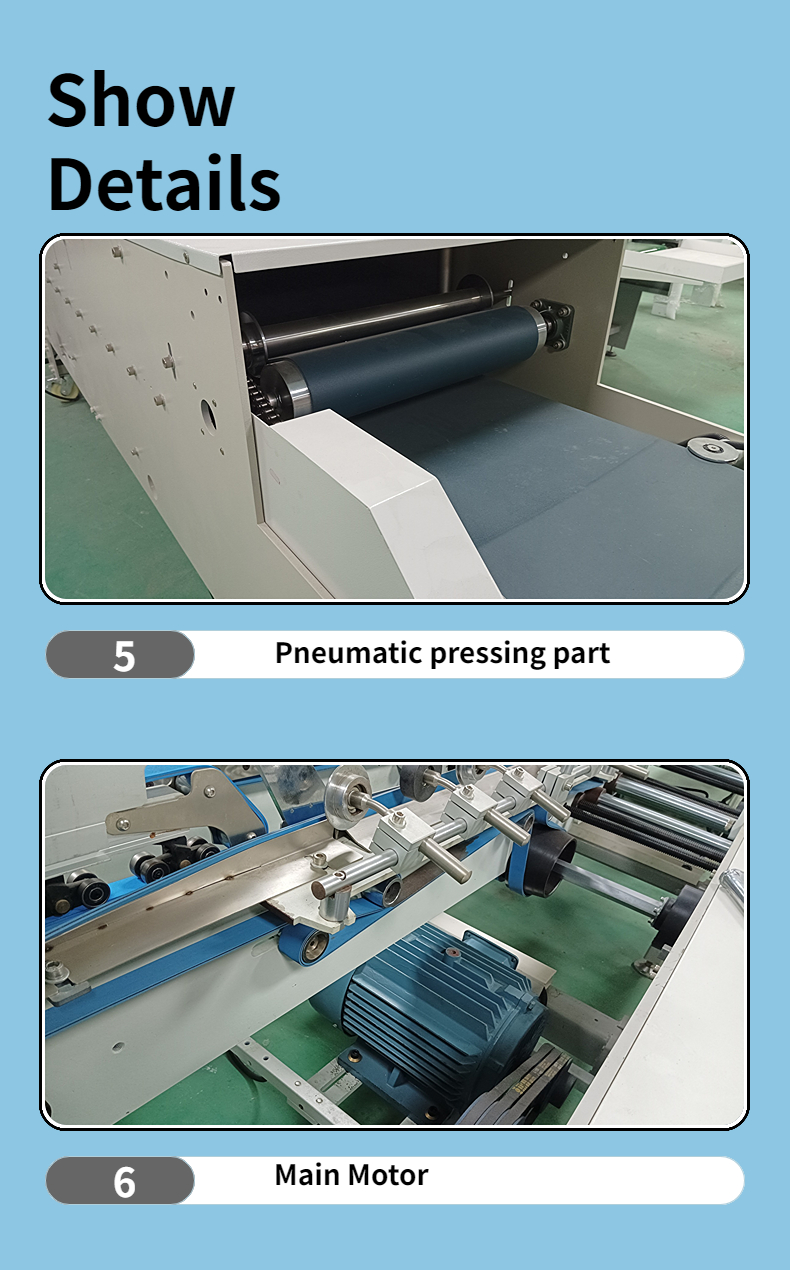 Cardboard/Corrugated Straight Line Box Automatic Gluer Folder Machine for Paper 200g-650g