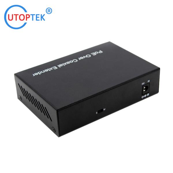 10/100Mbps EOC Converter with POE function IP RJ45 Lan over 2wire twisted-pair extender 300m for CCTV IP cameras