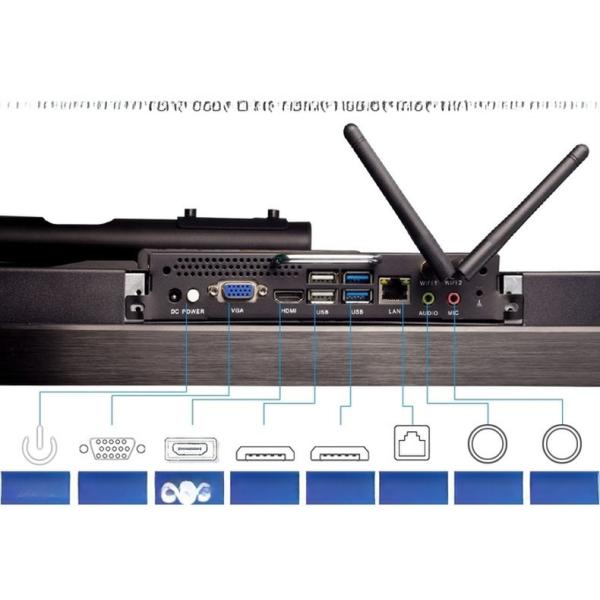 55" inch capacitive touch monitor capacitive touch panel with Android or Win10/11 for self-service terminal advertising kiosk