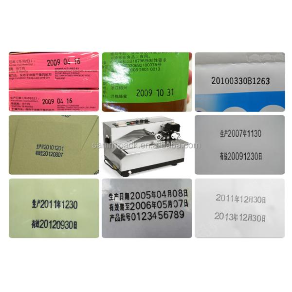 MY-380F Continuous Expiry Date Coder,High Speed Ink Roll Batch Number Printing Machine for Home Use & Industrial Labeling