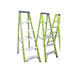 Electric Insulation High Strength Fiberglass Ladders For Multipurpose