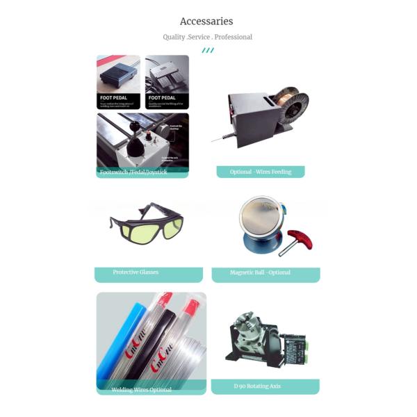 Metal Mold Repair Laser Welding Machine with Crane Arm 1000w-3000w