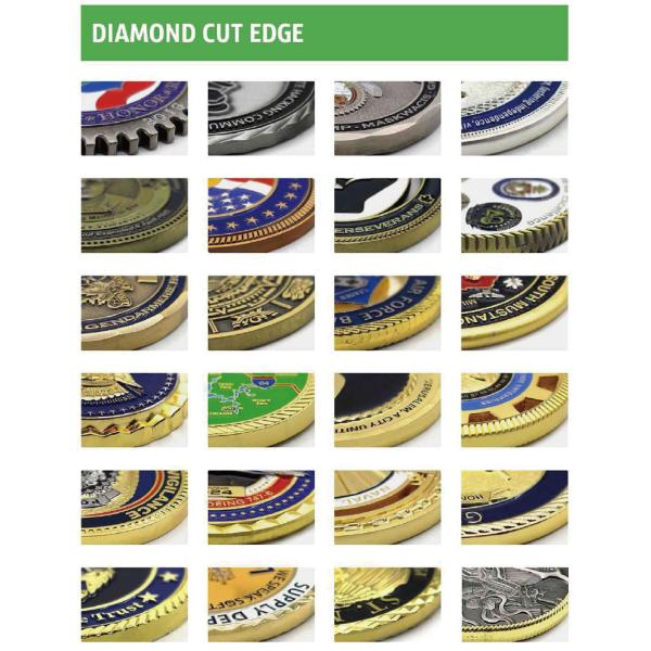 Zinc Alloy Challenge Coin Custom 2d 3D Gold Double Enamel Logo Souvenir Coin