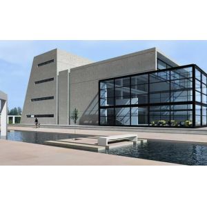 Hot Dipping Galvanized Metal Frame Prefab Steel Warehouse Seaside Buildings