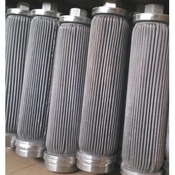ISO9001 Approve 85% Wire Mesh Filter Cylinder , SS Filter Cartridge