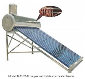 China Pre heating solar hot water heater with copper coil heat exchanger wholesale