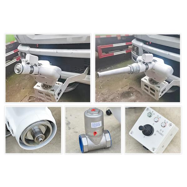 High Flow Water Cannons on Water Truck 24V Fixed Cannon with External Electric Battery Capacity