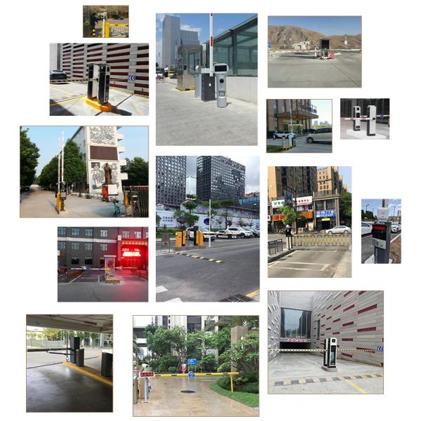 AC 220V Automated License Plate Recognition System LPR Barrier Gate ISO9001