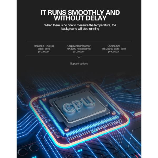 8" Body Temperature Face Recognition Thermometer Measurement System