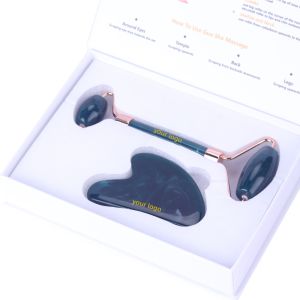 Fashionable Skincare Face Jade Roller pink Quartz Stone Face Roller