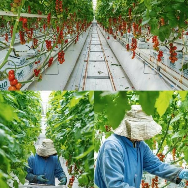 Multi-Span Plastic Tunnel Film Greenhouse