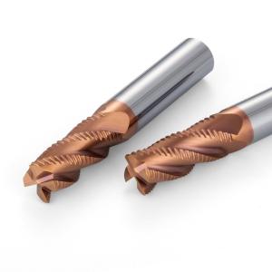 China 4 Blade TS Milling Cutter Rough Leather Alloy Special CNC Tool Black Steel End Mill wholesale