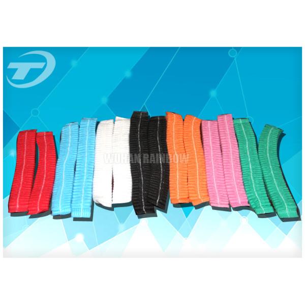Disposable non-woven clip cap 20 " , single elastic , made from SPP fabric