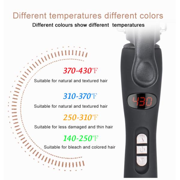 Salon Use Three Barrel Hair Waver 140-430f With Automatic LCD Display
