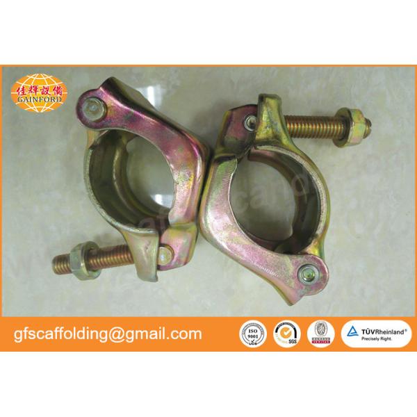 48.6mm scaffolding JIS swivel coupler 0.65KG for 48.6mm tubes in Vietnam gas engineering project