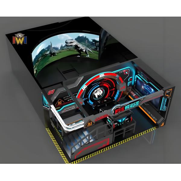 VR 3D Track Cinema Curved Screen Theater 4D 9D Flying Cinema