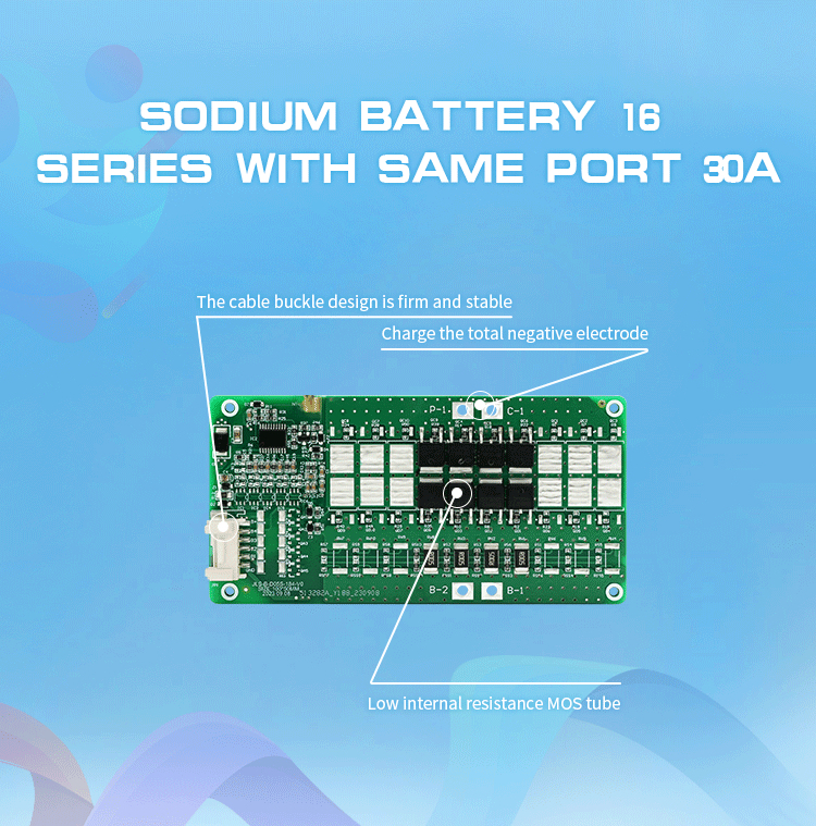 3s-5s 20a-30a Active Balancer BMS Lifepo4 Battery Bms Board For Electric Motorcycle
