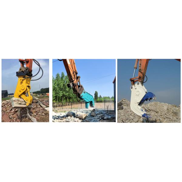 1600kg Concrete Hydraulic Pulverizer Attachment For Excavator