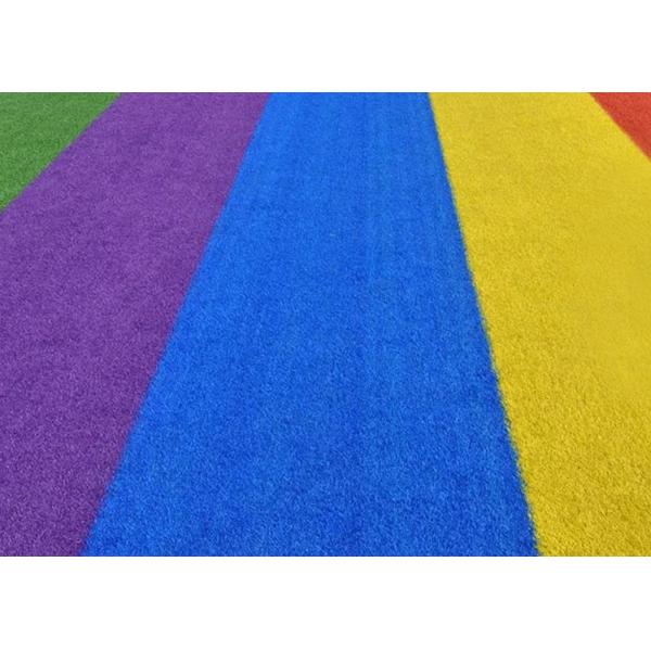 China Rainbow Colored Artificial Turf wholesale