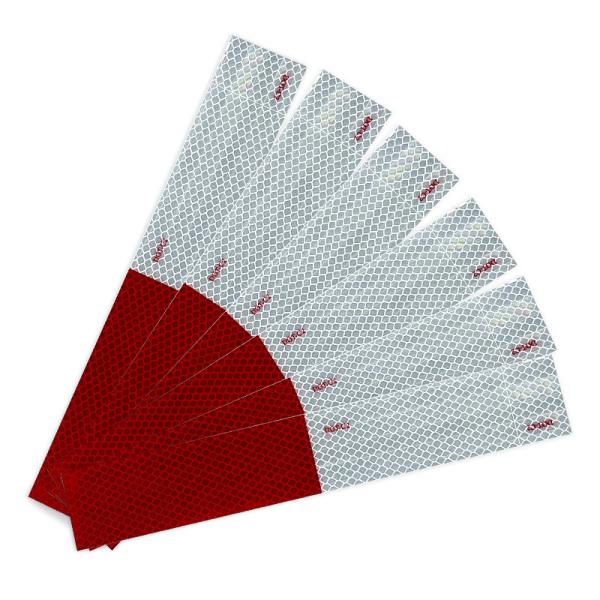 Quality Size Customized Vehicle Reflective Tape Sticker DOT-C2 Conspicuity Tape Markings Sheets for sale