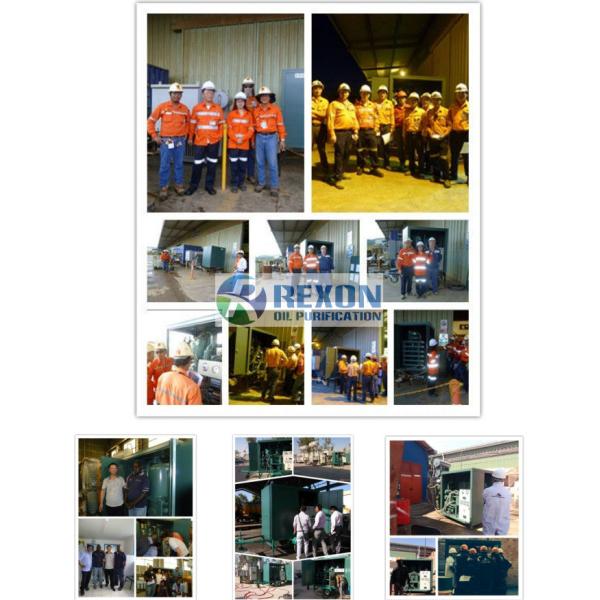 6000LPH Transformer Oil Treatment Machine Enclosd Type , Vacuum Dielectric Oil Process