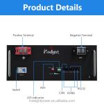 Cabine Lithium Battery Module Paralleled Distributed LiFePO4 Rack Mount Lithium