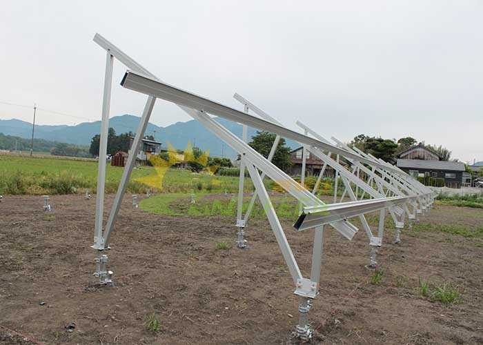 China Aluminum AL6005-T5 PV Panel Mounting Brackets 1.4KN/m2 wholesale