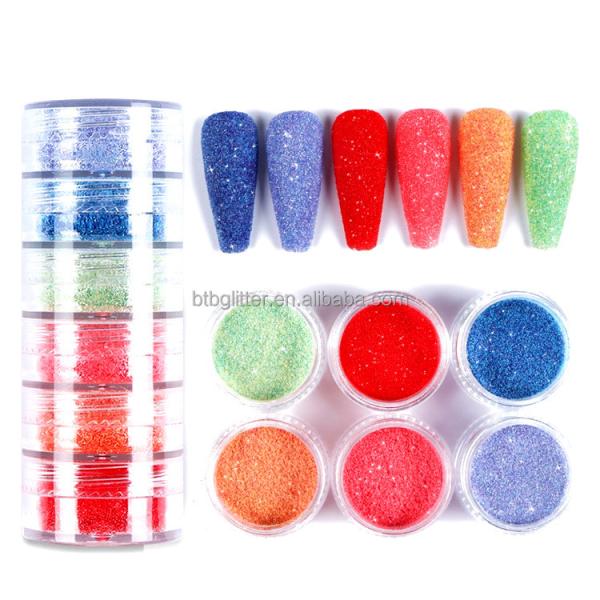 Add Sparkle to Your Nails with Lady's Nail Beauty Glitter and Sugar Glitter Nail Art