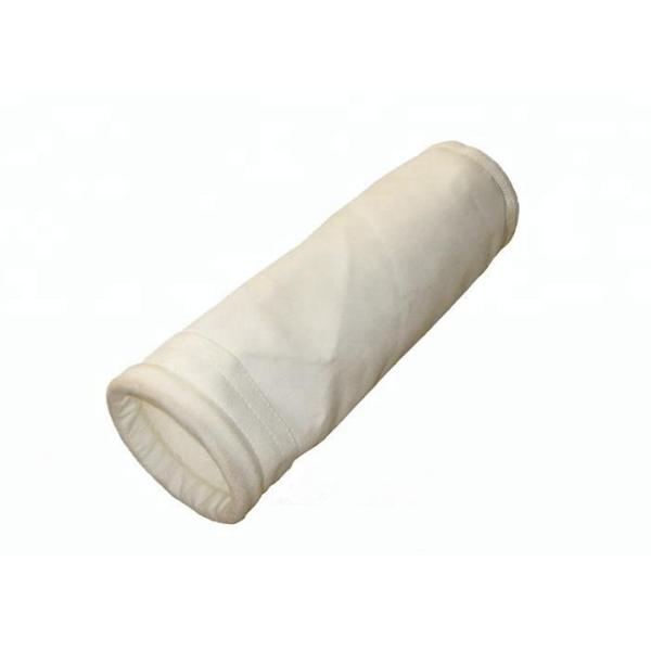 5 / 10 Micron Polyester Dust Collector PP Filter Bag White Color 400 - 600g Gram Weight
